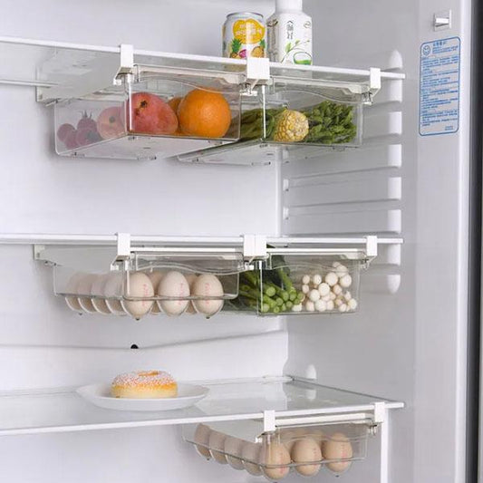 Multifunctional Refrigerator Storage Box Egg Box Vegetable Preservation Box Drawer Storage Box Household Food Hanging Storage Box