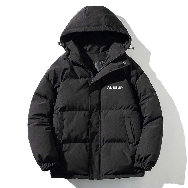 Men's Down High Quality Padded Warm Winter Jacket with Hood Padded Duck Down Jacket