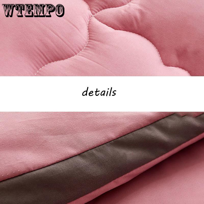 Winter Quilt Solid Color Thickened Washed Quilt Core Three-dimensional Warm Winter Quilt Quilt Double Bedding Bed Linings