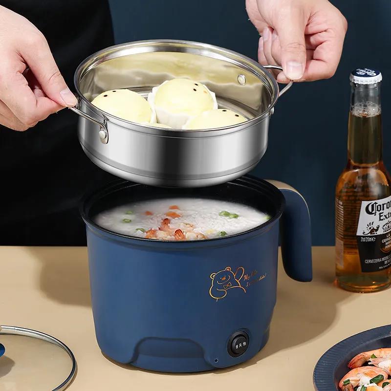 Multi-function Pot Electric Pot Mini Electric Frying Pan Instant Noodle Pot Dormitory Electric Boiling Pot