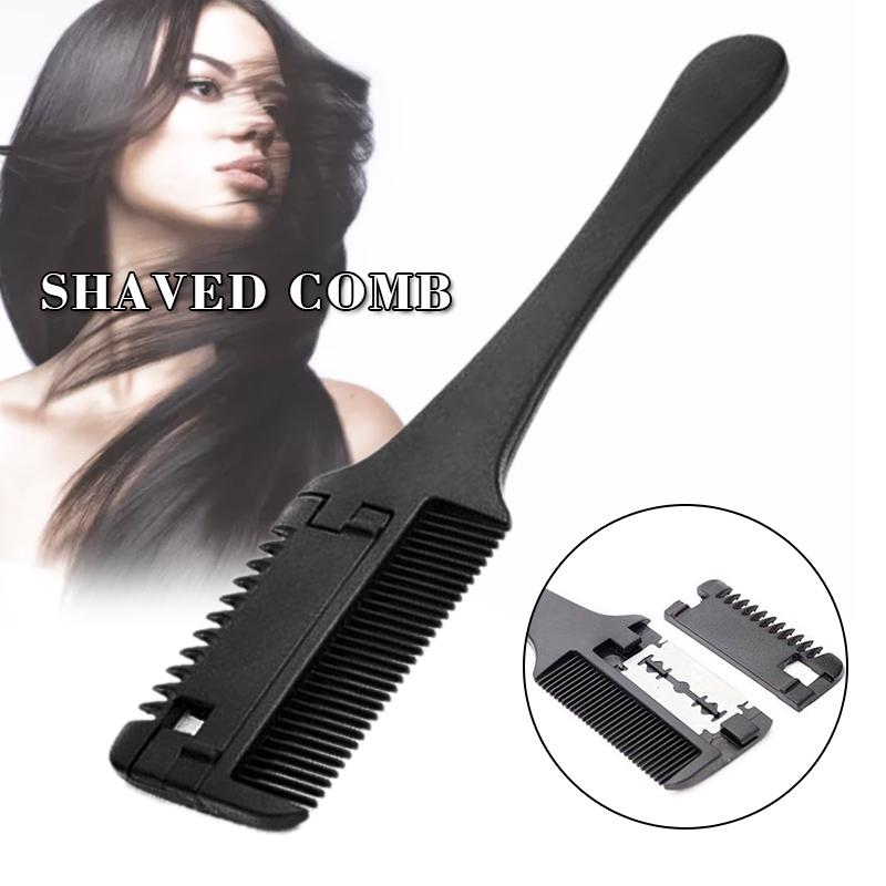 Double Sided Hair Shaper Razor Comb Salon Hairdressing Hair Thinning