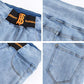 WTEMPO Summer Women Denim Shorts Jeans Washed Denim High Waist Casual Shorts Sexy Skirt