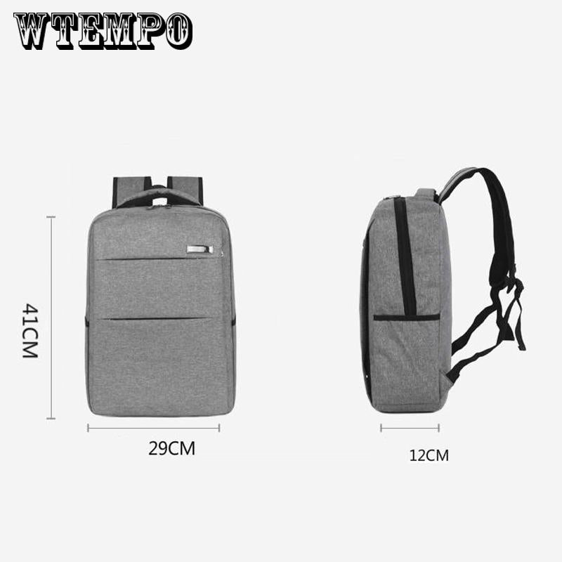 Fashion Zipper Open Bag Men's BackPack Laptop High Quality Designer Male Business Classic Bags