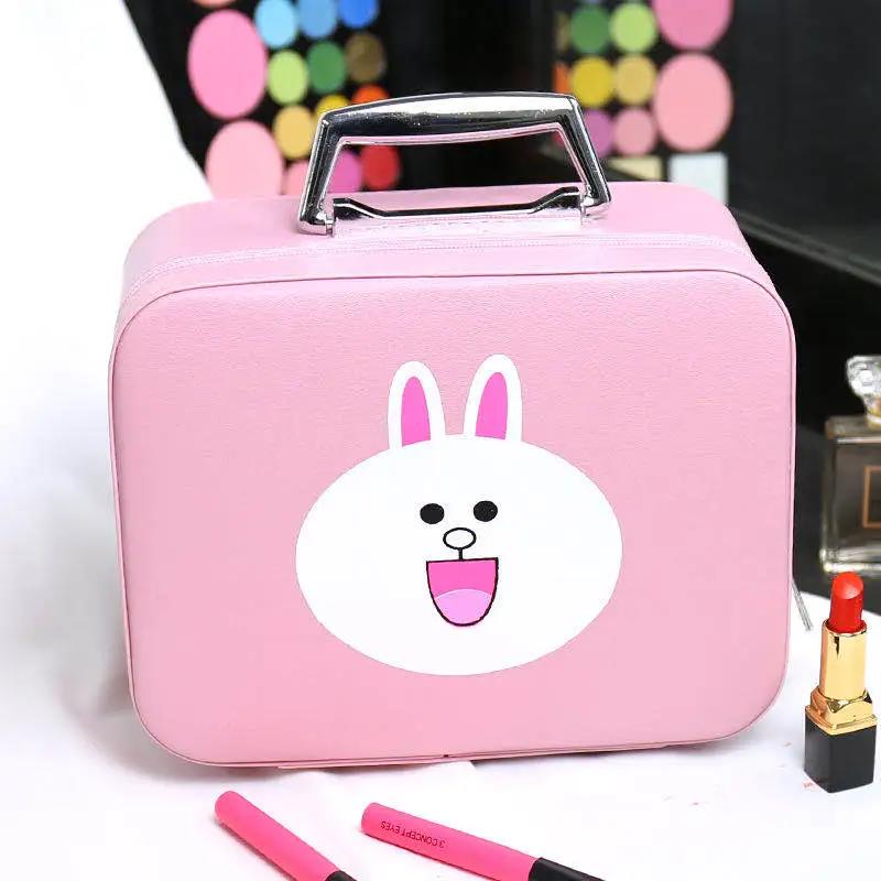 Cosmetic Bag Cute Cartoon Portable Cosmetic Case Portable Travel Cosmetic Storage Bag