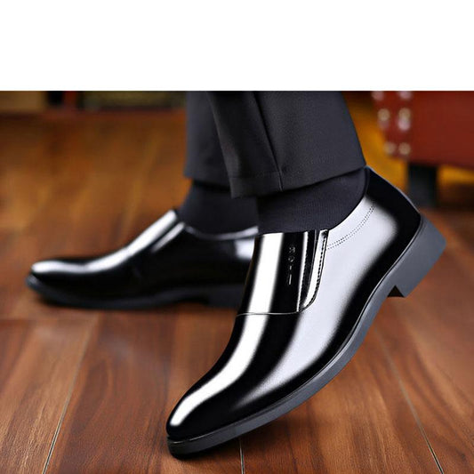 Men's Shoes Spring and Summer Casual Single Shoes Business Formal Wear Leather Shoes Casual Men's Korean Single Shoes Wedding Shoes