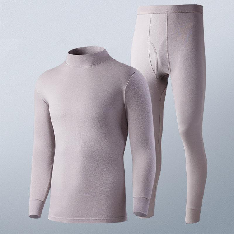 Men Winter Thermal Underwear Male Autumn Clothes Tight Suit Thicken Windproof Long Sleeve High Elasticity Slim Wearable Versatile Spring Pajamas