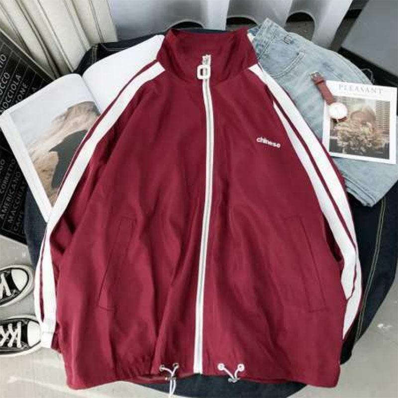 Jacket Male Student Jacket Baseball Uniform Sports Loose Bf Sports Wind Ins Tide Wild Summer Thin Section Sun Protection Clothing