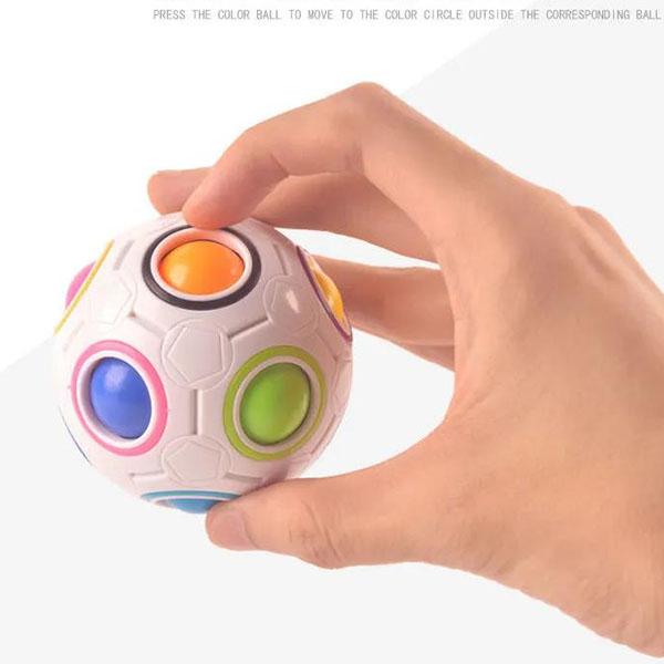 Decompression Toys Children's Educational Toys Press Rainbow Ball Rubik's Cube Toys Creative Early Education Boys Girls Toys Gifts