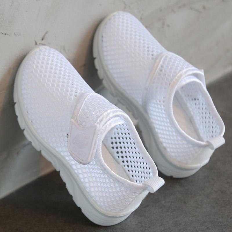 Summer Boys Casual Shoes Net Shoes Breathable Children's Sports Shoes Student Girls Campus White Shoes Children's Shoes