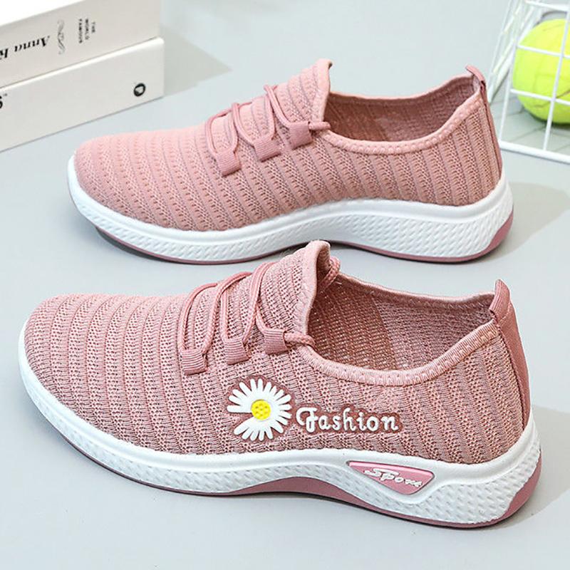 Fashion Clearance Women's Sports Shoes Korean Wild Women's Shoes Flat Casual Shoes Spring Students Mesh Shoes