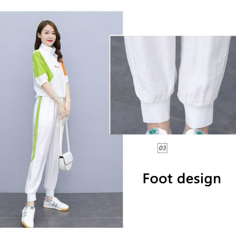 T-shirt Suit Women's Summer Casual Loose Leggings Sports Shirt Two-piece Set