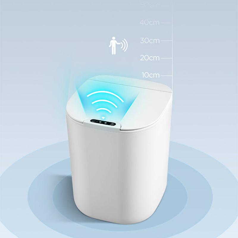 Smart Sensor Trash Can Electronic Automatic Household Bathroom Toilet Waterproof Narrow Seam