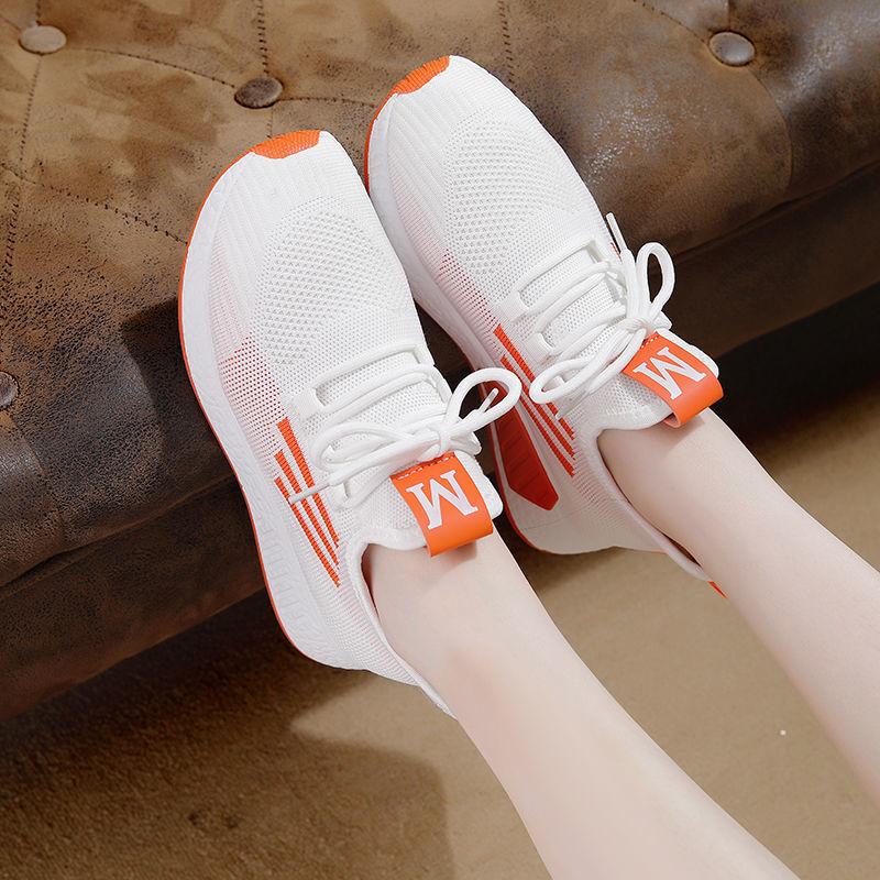 Women's New Spring Summer Sports Shoes Breathable Mesh Casual Shoes Lightweight Running Shoes Increased Net Shoes