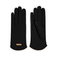 Women's Winter Warm Gloves Velvet Cold-proof Show Two-finger Thumb Index Fingers Simple Solid Touch Screen Office Typing Velvet Self-heating Mittens