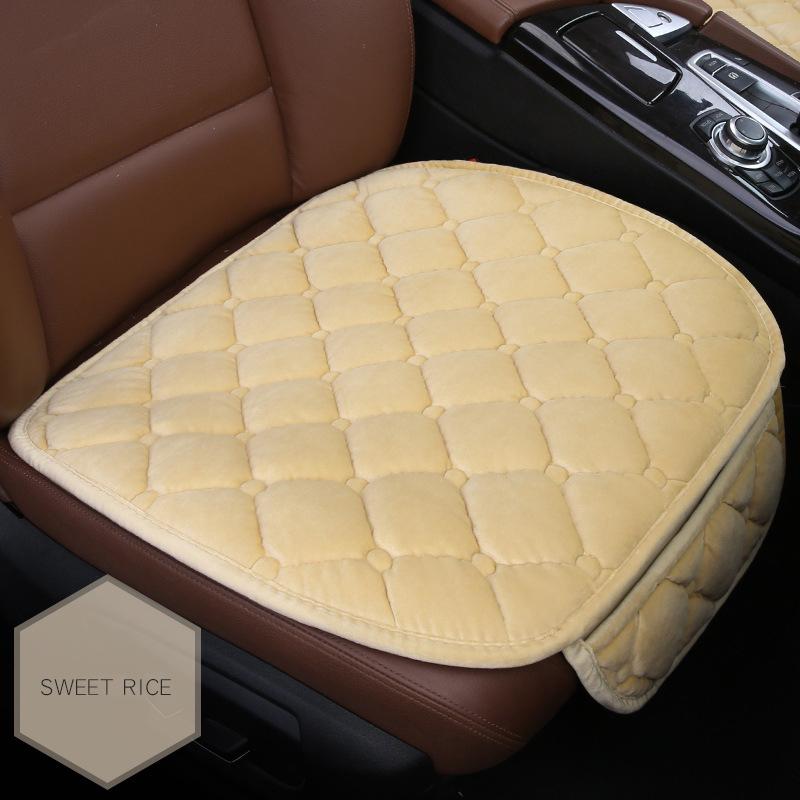 Car Seat Cushion Warm Cotton Pad Car Blanket Cushion Universal Single-piece or Three-piece Seat