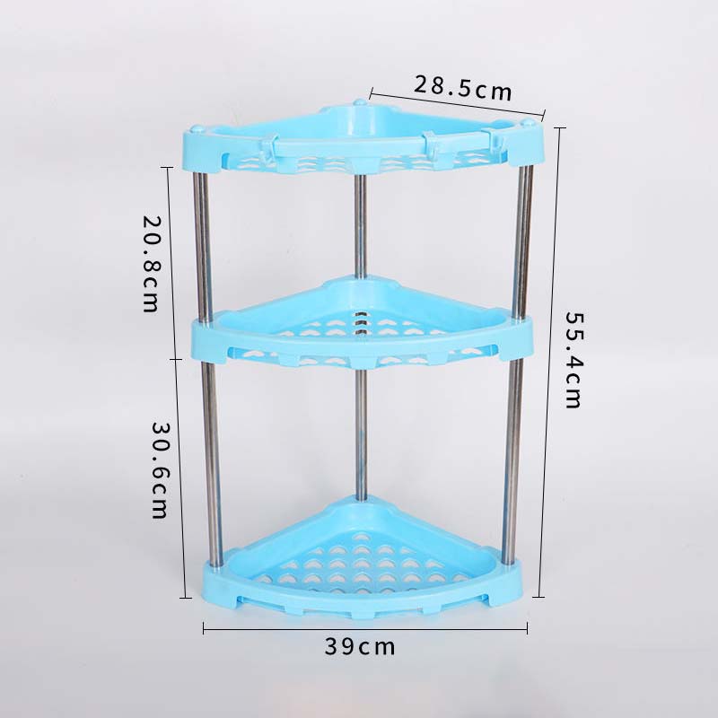 Bathroom Kitchen Rack Floor Multi-layer Seasoning Multi-layer Storage Frame Desktop Triangle Storage Rack