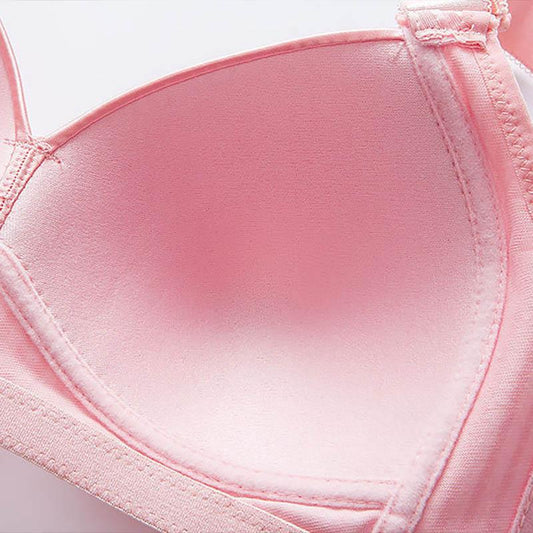 Anti-sagging Bras Large Size Thin Section Gathering Ladies Non-Magnetic No Steel Ring Comfortable Underwear Breathable Bra