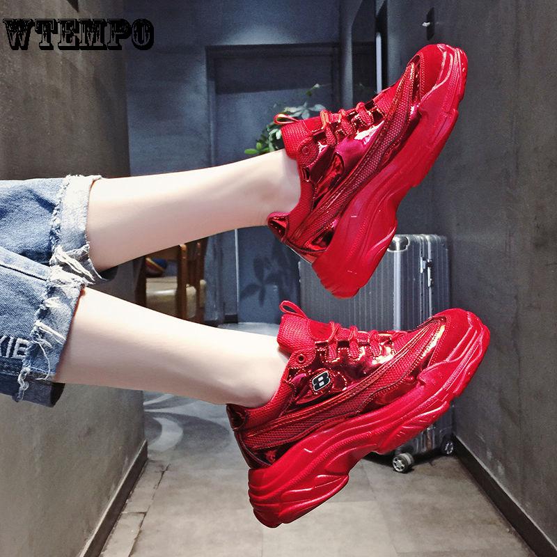 Summer Fashion Wild Platform Sports Shoes Comfortable Breathable Mesh Shoes Women