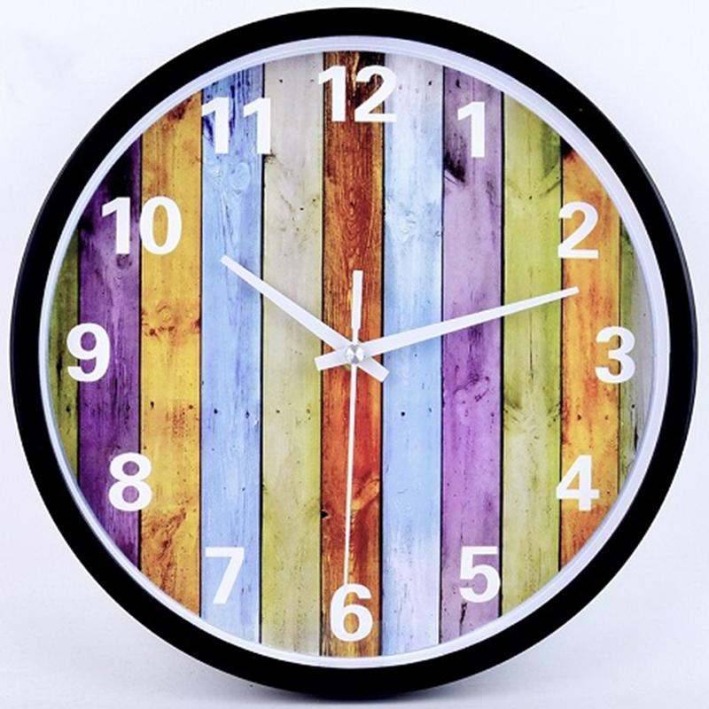 Fashion Simple Wall Clock Living Room Bedroom Office Clock Mute Cartoon Modern Creative Wall Watch Quartz Clock