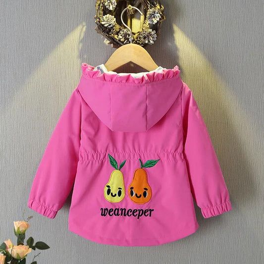 Girls' Jackets Spring and Autumn Children's Jackets Big Children's Korean Version of Autumn Sports Tops