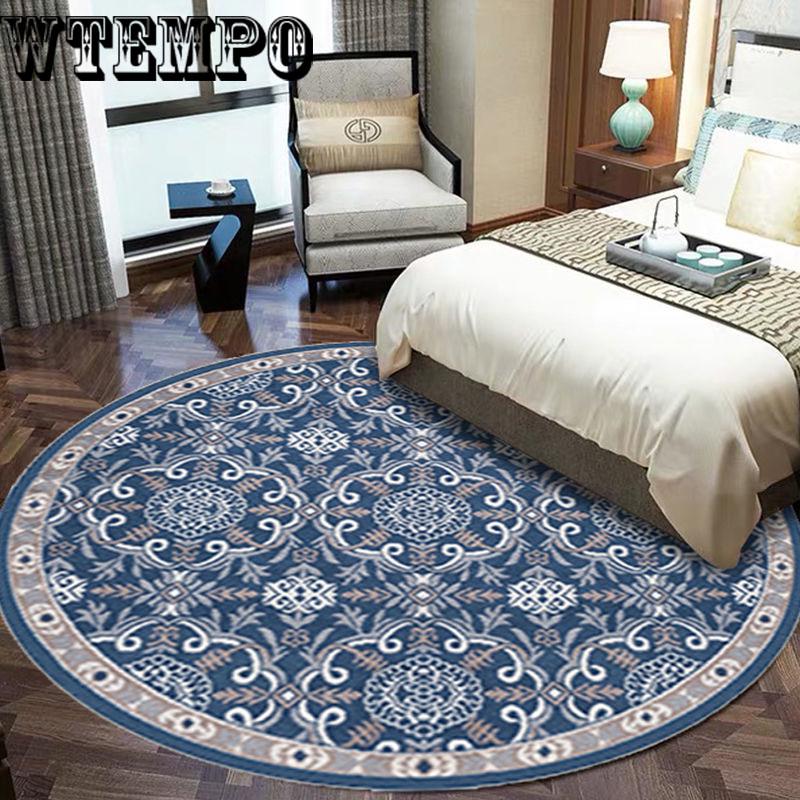 American Carpet Living Room Carpet Sofa Mat Coffee Table Mat Soft Round Carpet Bedroom Carpet