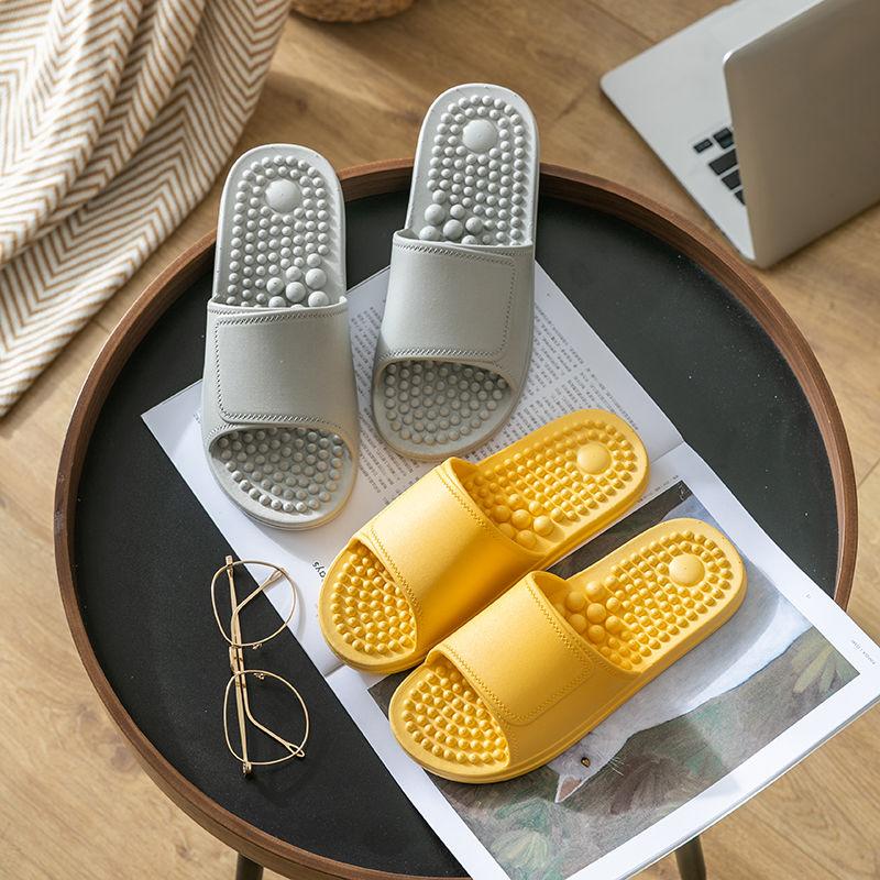 Summer Foot Massage Female Slippers Home Interior Bathroom Bath Non-slip Slippers Male Couple Sandals