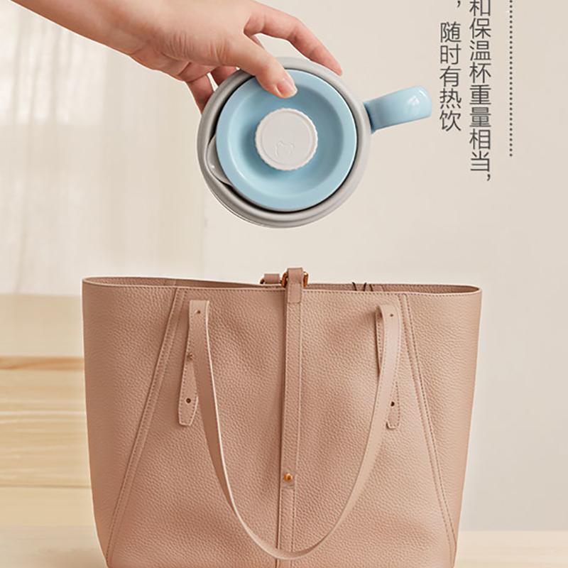 Folding Kettle Small Portable Electric Kettle Travel Mini Thermostatic Kettle Household Heat Preservation Integrated