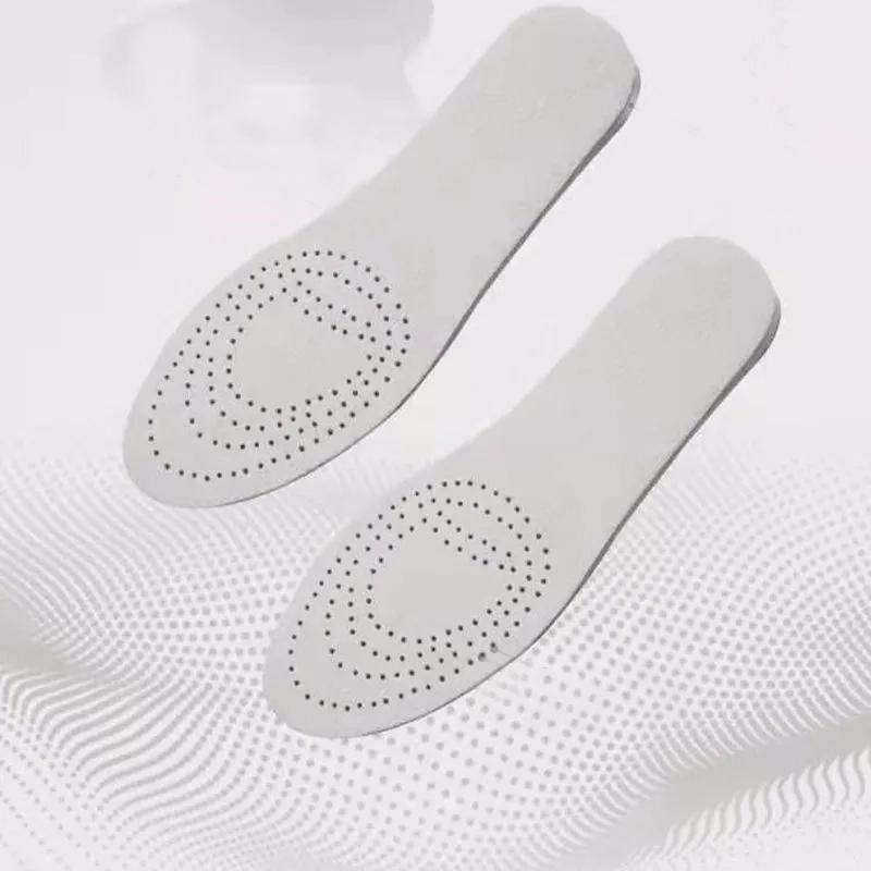 Women's Heightening Insoles Martin Boots Special Breathable Deodorant Inner Heightening Insoles Men's Heightening Pads Full Cushion Cowhide Insoles