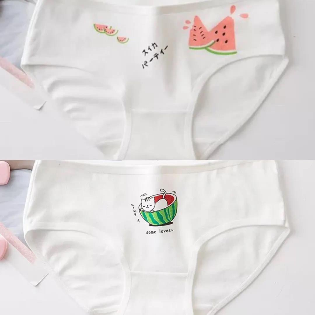 2pc Baby Girls Kids Underwear Children Underpants Cartoon Short Pants Panties