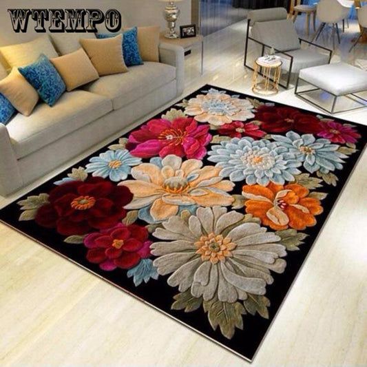 European Style 3D Underwater World Living Room Corridor Rug  Bedroom Aisle Anti-slip Carpet