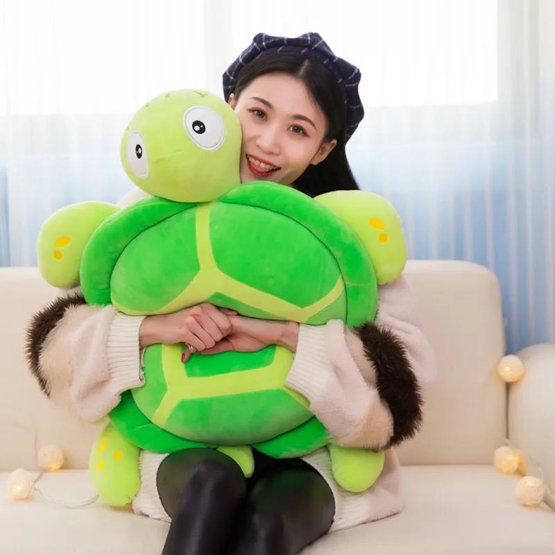 Children's Plush Animal Toys Soft Multicolor Turtle Plush Doll Cute Plush Animal Doll Pillow Boys Girls Birthday Gifts