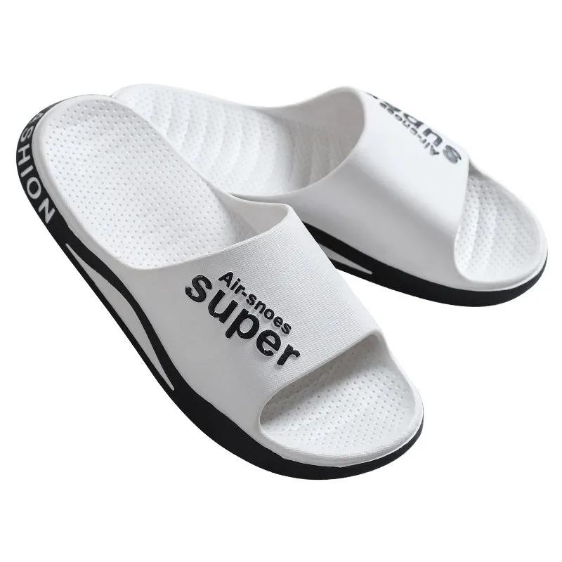 Men's and Women's Sports Slippers Summer Outdoor Wear Home Shoes Non-slip Wear-resistant Beach Sandals Bathroom Bath Slippers Soft Sole Slippers