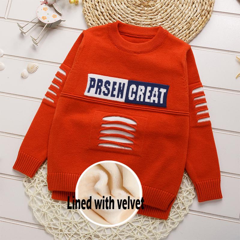 Girls Sweaters Solid Boys Sweaters Baby Girl Bottoming T-shirt Sweater Kids Clothing Girls Pullover