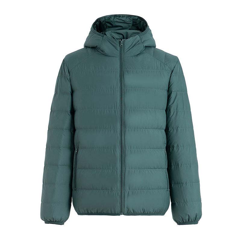 Winter Padded Jacket Mens Brand Thin Duck Down Collar Casual Warm Coats Outerwear Parka Jackets  Down Jackets