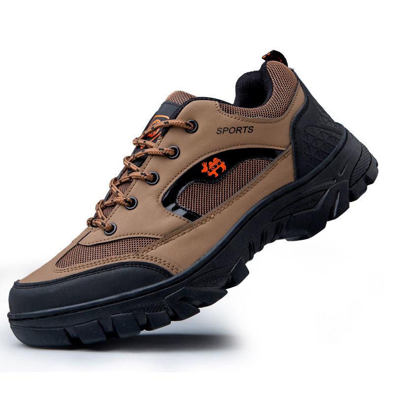 Summer Breathable Hiking Shoes Outdoor Leisure Sports Men's Mesh Shoes Non-slip Wear-resistant Hiking Shoes