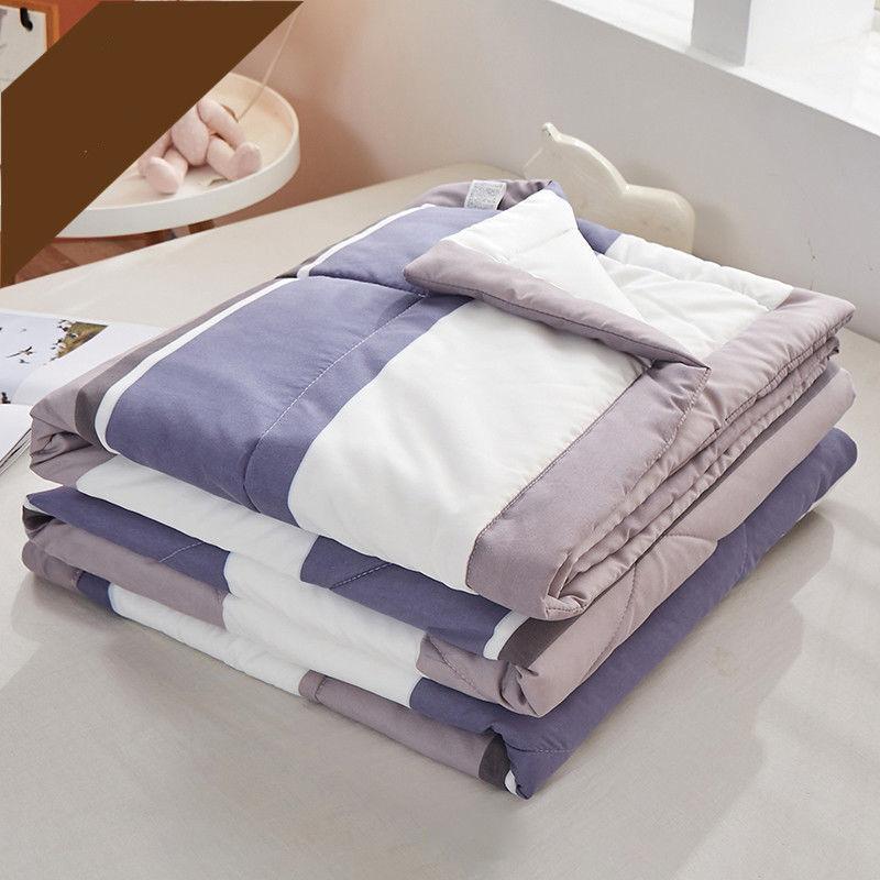 Washed Cotton Summer Quilt Thin Air-conditioned Quilt for Single Dormitory Double Machine Washable Summer Quilt