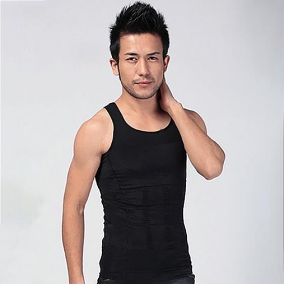 Men's Slimming Body Shaper Waist Training Corset Tank Top Vest