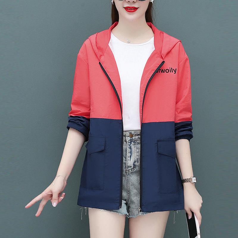 Sun-Proof Clothing Women's UV Summer New 2021 Anti-Ultraviolet All-Match Sun Protection Clothing Female Coat Jacket Hooded Top