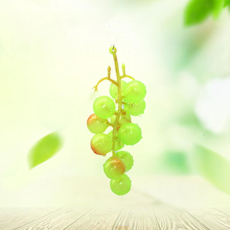 Simulation Fruit Grape Bunch High Imitation Raisin Pendant Ceiling Decoration Artificial Flower Rattan Vine Plastic Green Plant