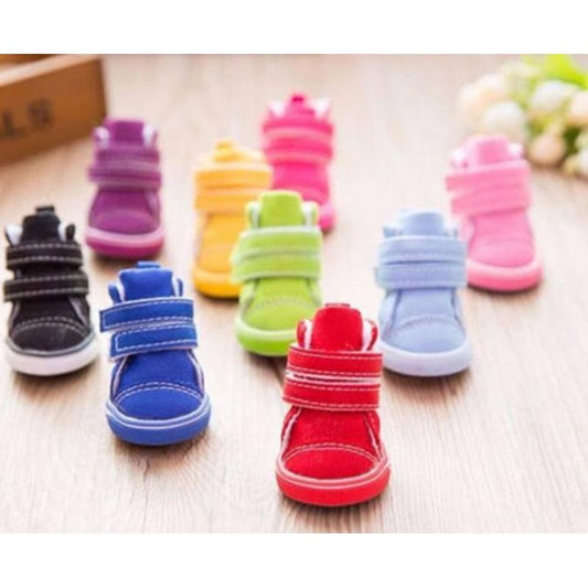 Puppy Dog Shoes Four Seasons Shoes for Teddy Bichon Small Dogs Waterproof Shoes Pet Dogs Cat Foot Covers Law Protective Foot Wear Outdoor Indoor Shoes