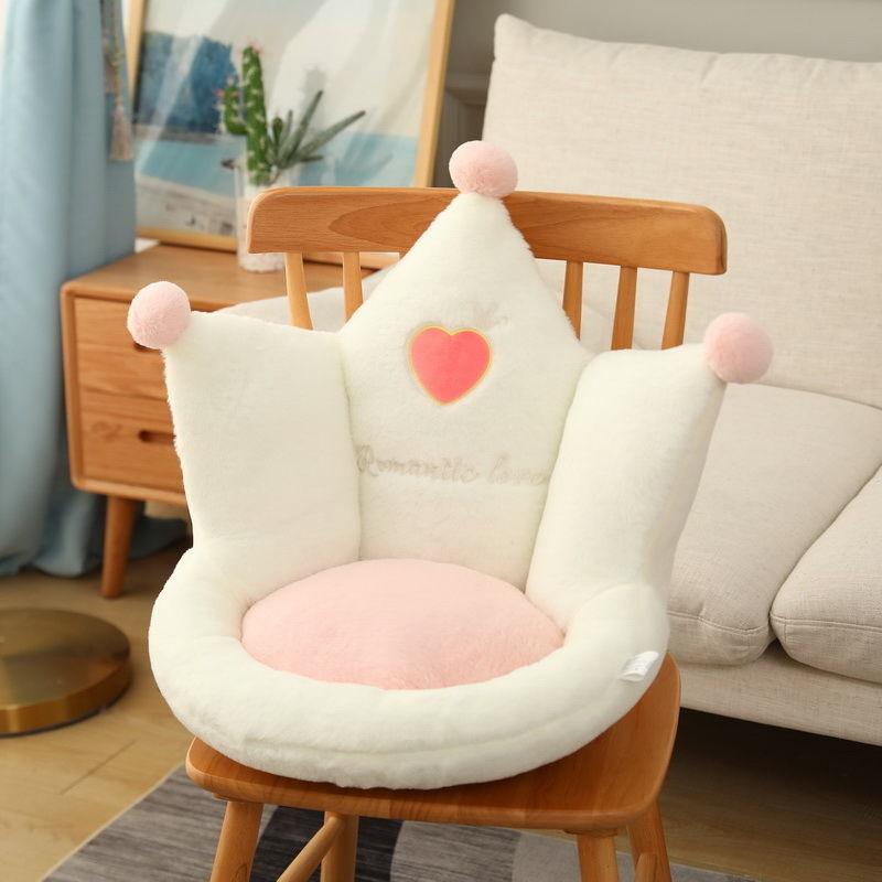 1pc Plush Cushion Soft Cotton Cartoon Comfortable Indoor Cushion Non-slip Breathable Floor Cushion