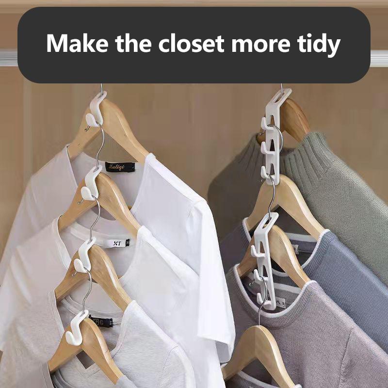 Hanger Hook Multifunctional Clothes Hanger Closet Storage Rack Hanger Buckle Dormitory Student Hanger Space Saving Hanger Hanger Connector