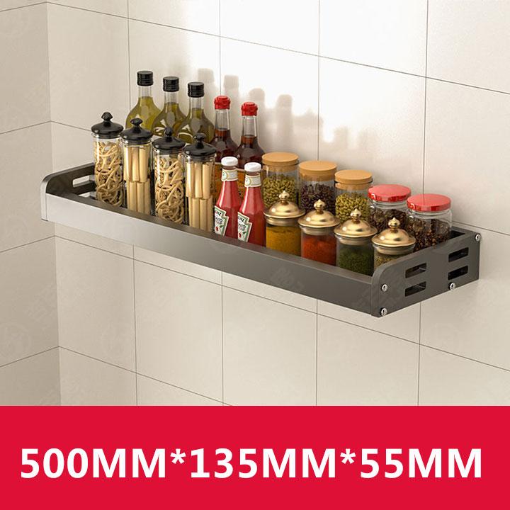 Spice Storage Rack Drain Rack Kitchen Shelf Shelves Household Dish Rack Wall Wall Oil Salt Sauce Vinegar Kitchen Organizers