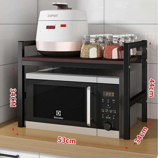 Kitchen Microwave Stove Housing Oven Shelf Home Double-layer Table Multi-function Desktop Storage Rack