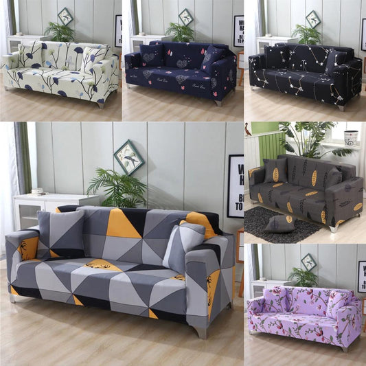 Covers for Couches Elastic Sofa Cover for Living Room Simple Casual Sofa Sets Anti Slip Flower Print 1/2/3/4 Seaters