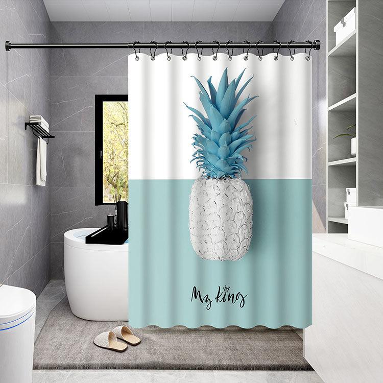 Bathroom Shower Curtain, Waterproof Cloth, Shower Curtain, Thickened Anti-mold Partition Curtain