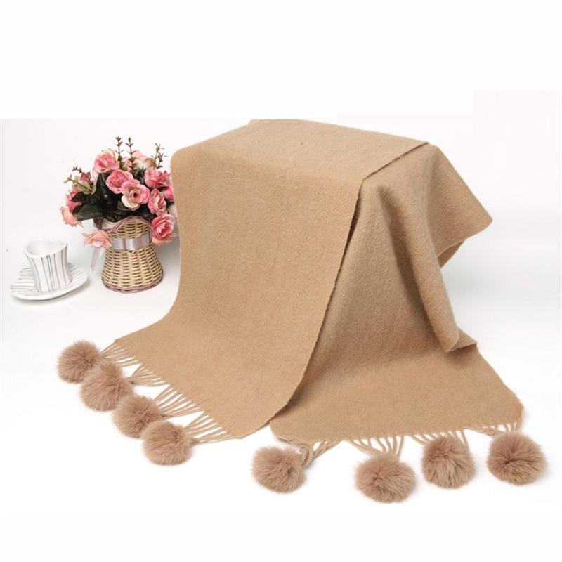 Winter Women Cashmere Scarf Pashmina Shawls And Wraps Female Foulard Hijab Wool Scarves