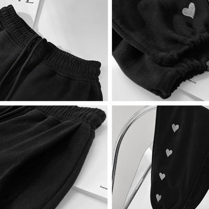 Women's Casual Sports Pants Summer Loose Thin Student Harem Pants Women's Drawstring Straight Leggings Trousers