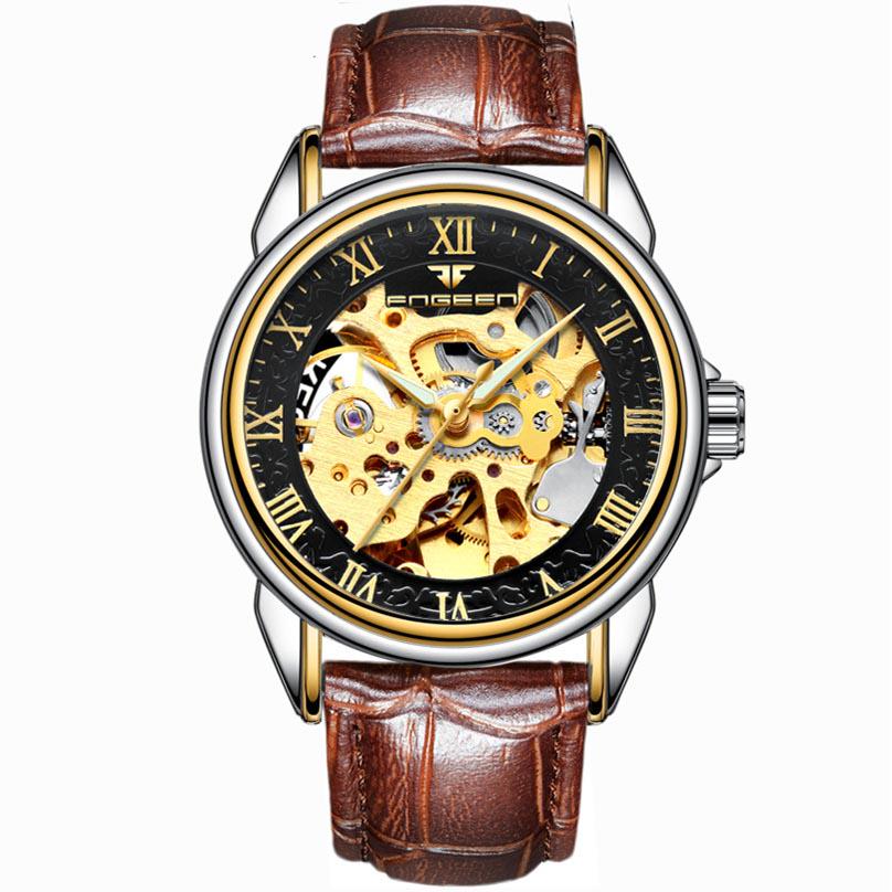 Luxury Automatic Mechanical Watch Men stainless Steel Waterproof Business Men's Mechanical Watches