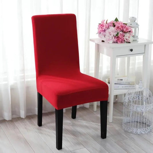 Simple Modern Fabric Half Chair Cover Elastic One-Piece Chair Cover Swivel Chair Dining Chair Cover Stool Cover